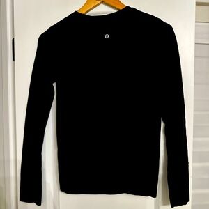 Lululemon Black Swiftly Top, size 2.